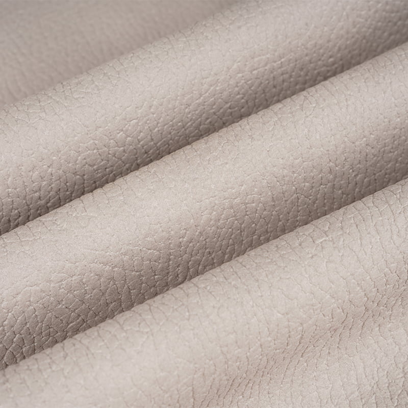 Tissus en daim microfibre gaufré avec feuille imprimée