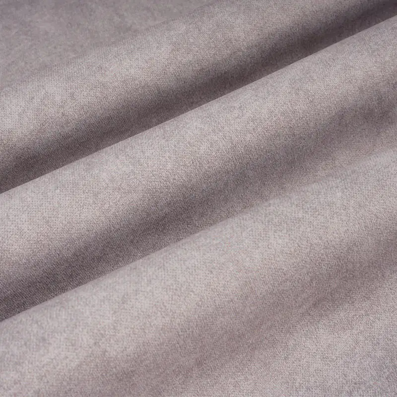 Tissus en velours doux marron imprimés numériquement