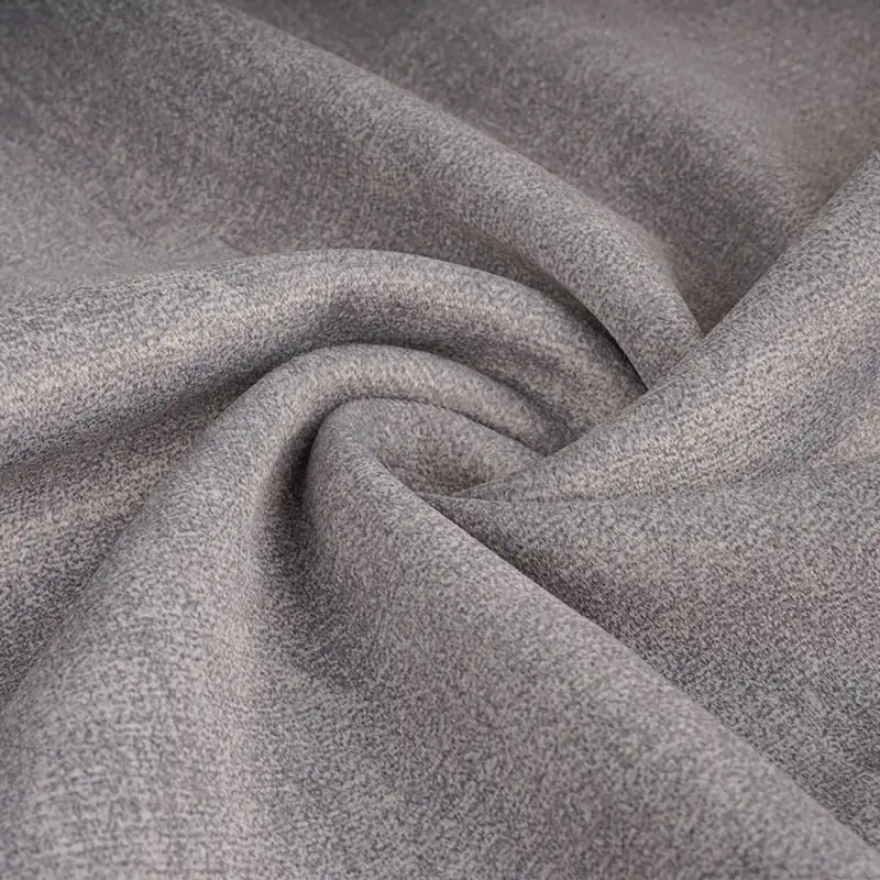 Tissus en velours extensible gris imprimés