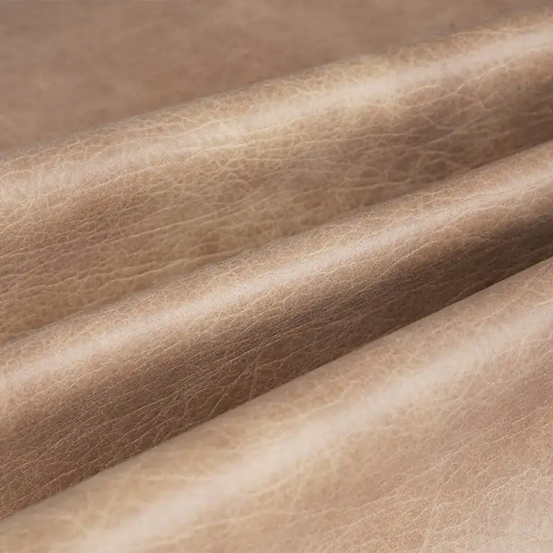 Tissus en daim microfibre imprimé en feuille des Andes