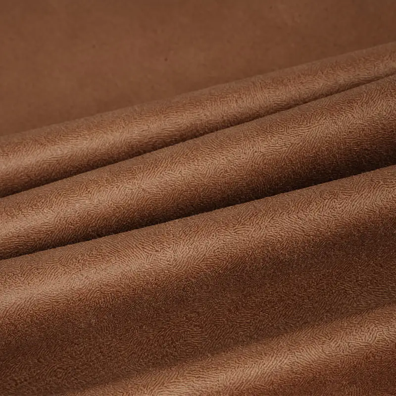 Tissus en daim microfibre à base de feuille imprimée