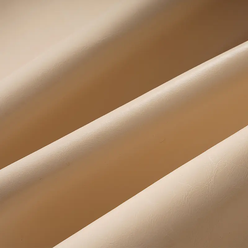 Cuir synthétique extensible au toucher cachemire uni